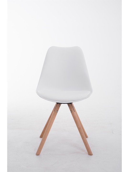 Toulouse Natura rund besøgsstol, hvid