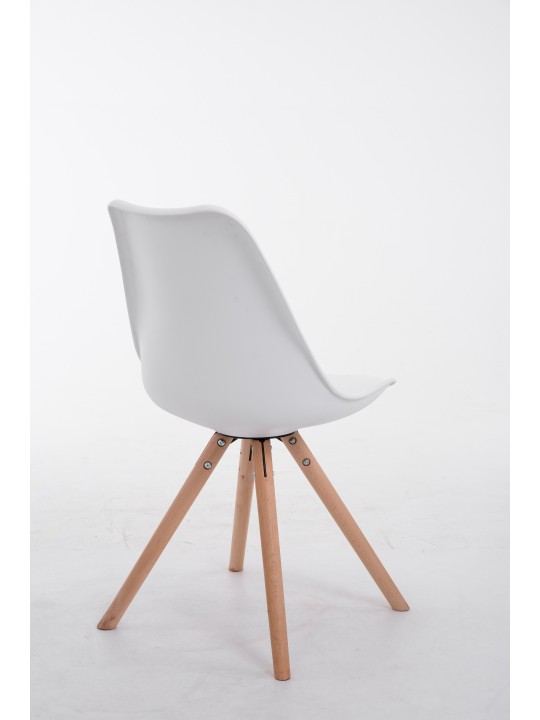 Toulouse Natura rund besøgsstol, hvid