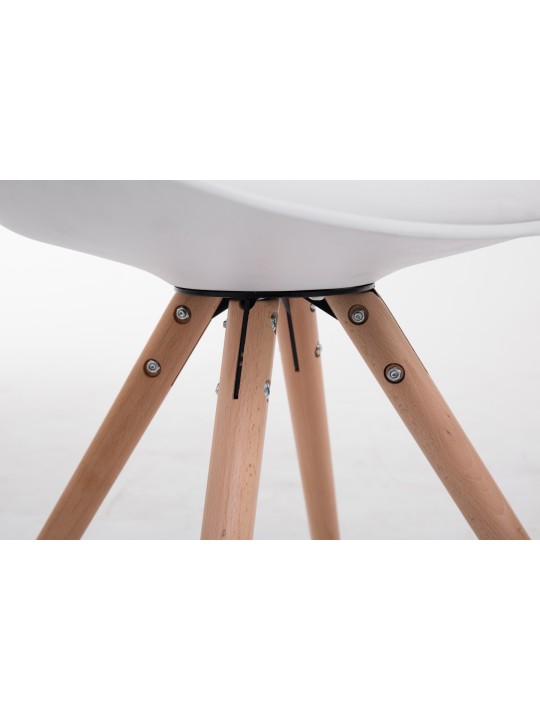 Toulouse Natura rund besøgsstol, hvid