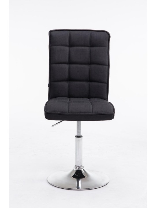 Spisestuestol Peking V2 stof, sort
