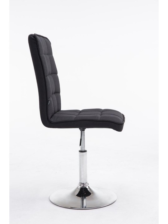 Spisestuestol Peking V2 stof, sort