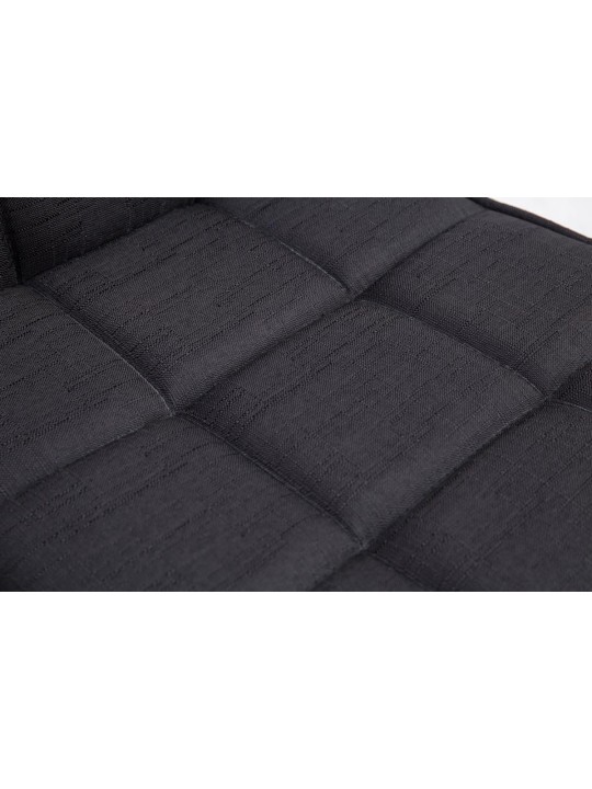 Spisestuestol Peking V2 stof, sort