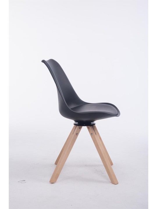 Troyes drejestol Natura Square, sort Troyes drejestol Natura Square, sort