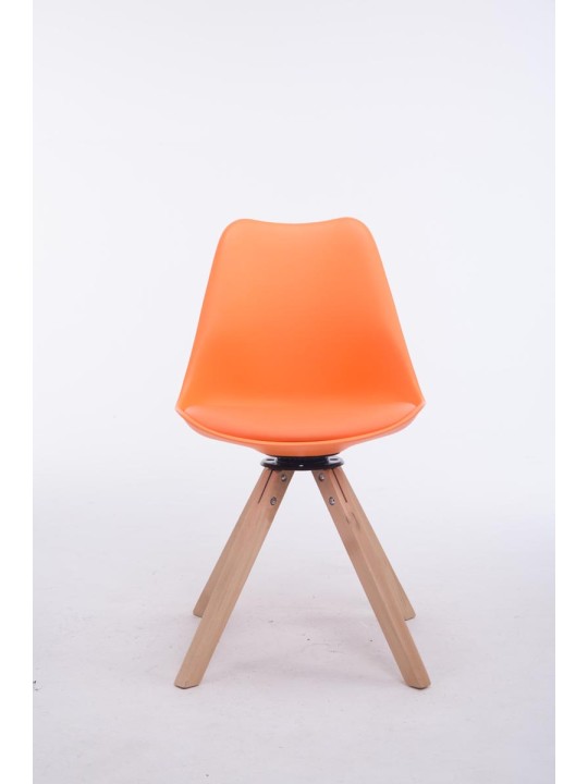 Troyes drejestol Natura Square, orange