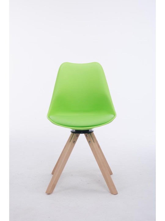 Troyes drejestol Natura Square, grøn