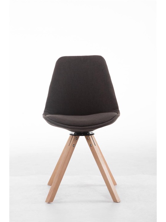 Troyes Swivel Natura Stof Firkantet Besøgsstol, mørkegrå Troyes Swivel Natura Stof Firkantet Besøgsstol, mørkegrå