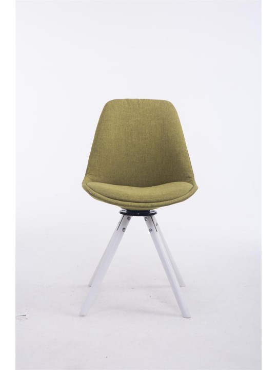 Besøgsstol Troyes Drejelig Stof Rund, grøn Besøgsstol Troyes Drejelig Stof Rund, grøn