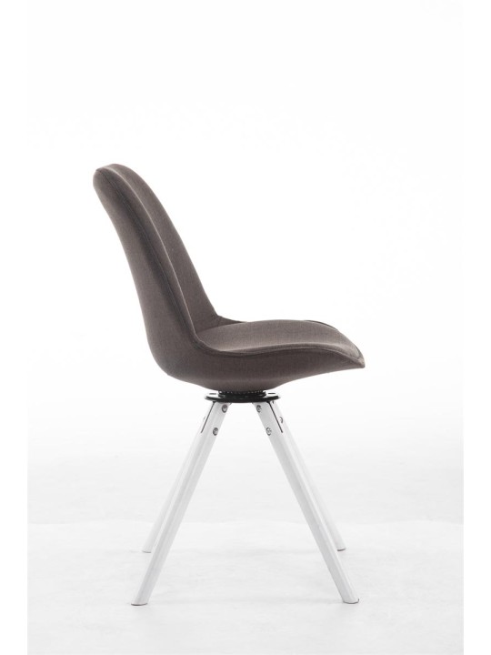 Besøgsstol Troyes Drejelig Stof Rund, mørkegrå Besøgsstol Troyes Drejelig Stof Rund, mørkegrå