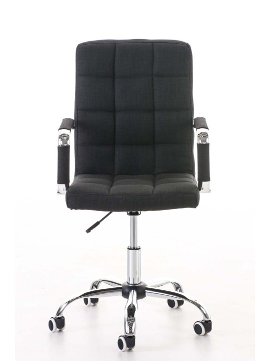 Kontorstol Deli V2 stof, sort