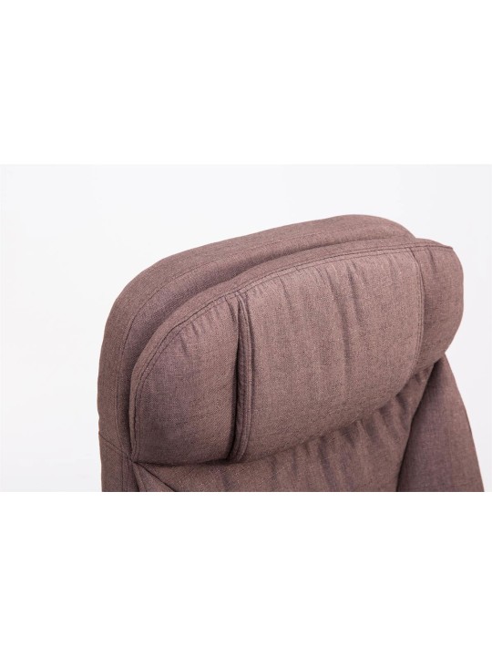 XL kontorstol Troy stof, brun