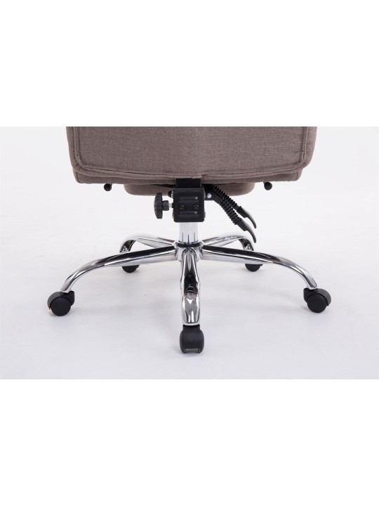 XL kontorstol Troy stof, taupe