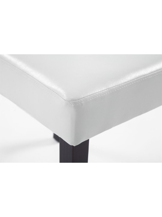 Spisestuestol Ina lysebrun, hvid