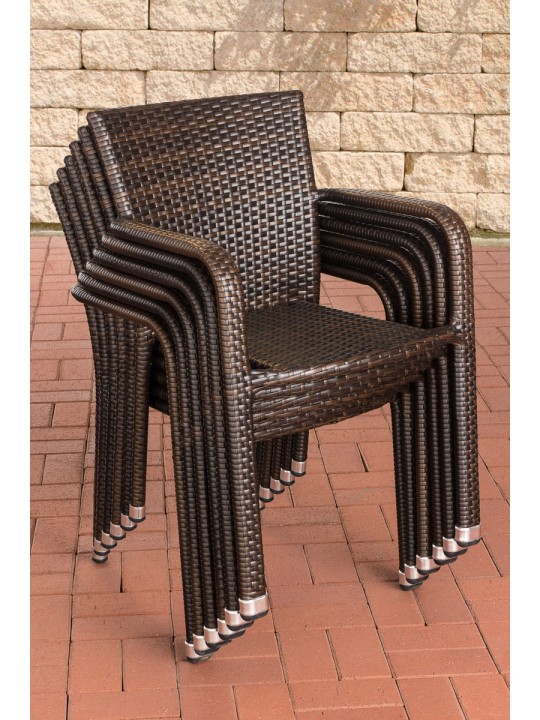 Polyrattan stol Leonie, brun Polyrattan stol Leonie, brun