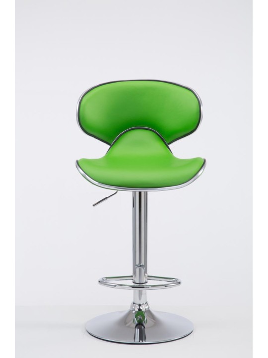 Barstol Las Vegas V2 krom, grøn