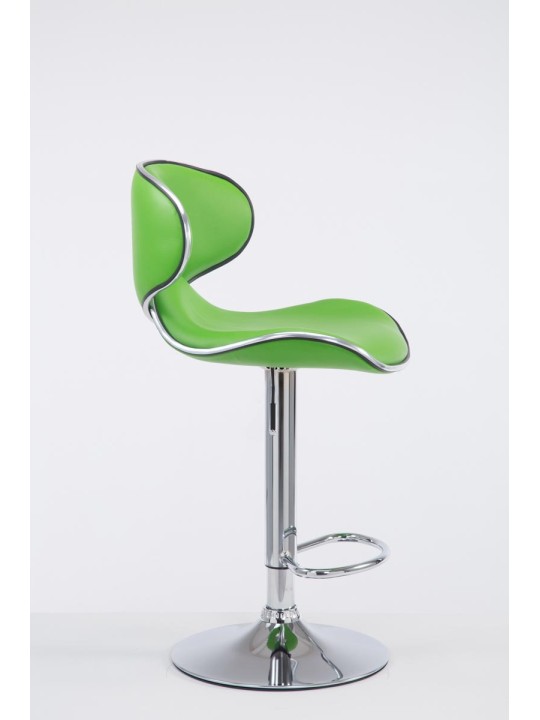 Barstol Las Vegas V2 krom, grøn