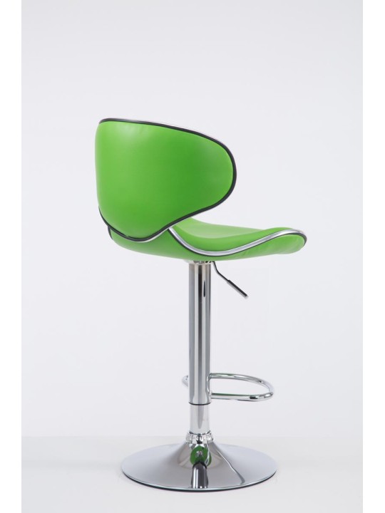 Barstol Las Vegas V2 krom, grøn