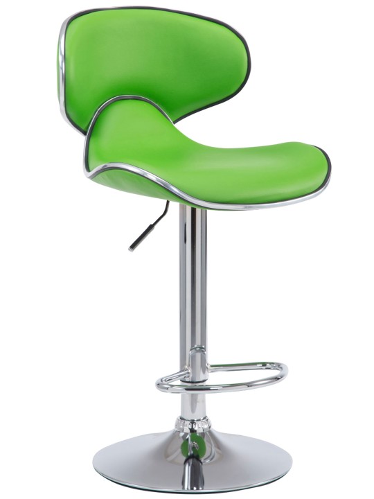 Barstol Las Vegas V2 krom, grøn