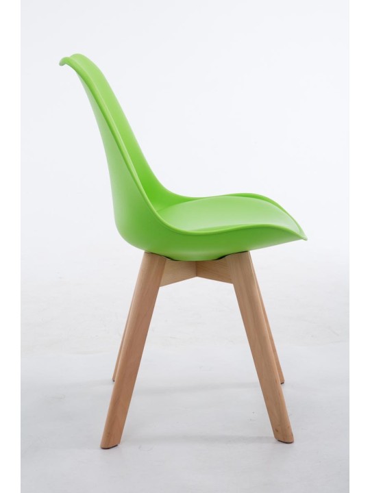 Besøgsstol Borneo V2 Natura kunstlæder, grøn