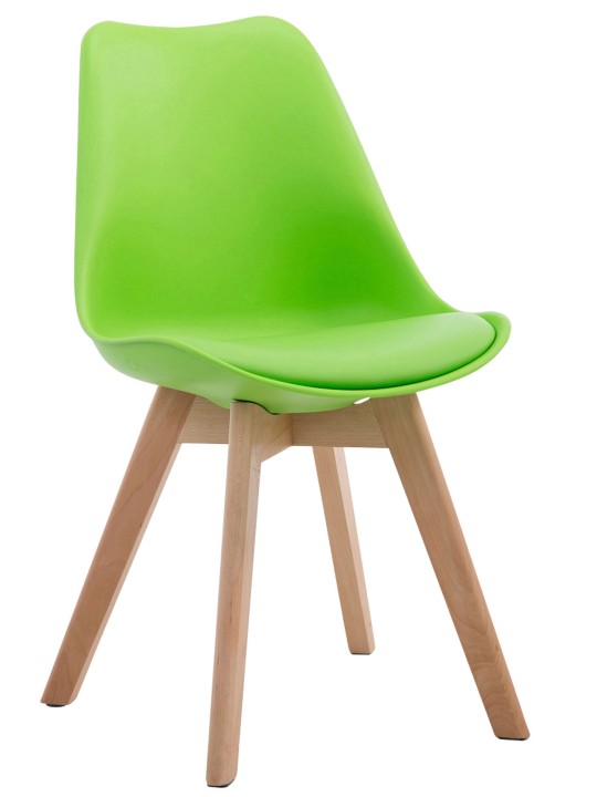 Besøgsstol Borneo V2 Natura kunstlæder, grøn