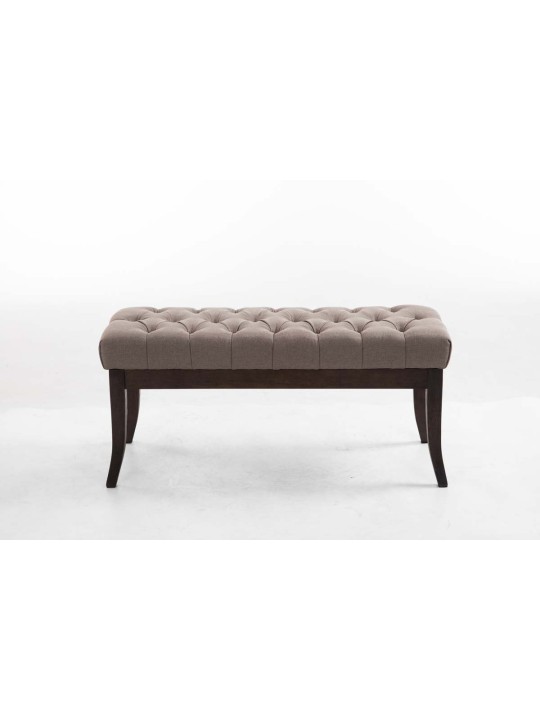 Bænk Ramses stof antik-mørk 100, taupe Bænk Ramses stof antik-mørk 100, taupe