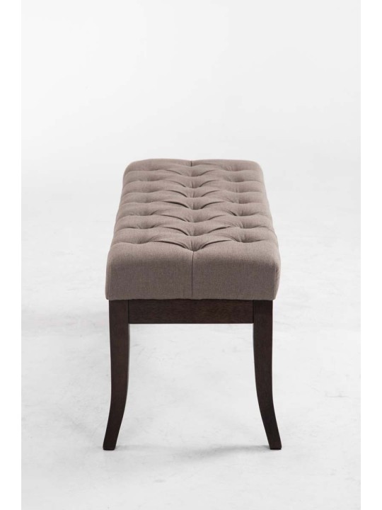 Bænk Ramses stof antik-mørk 100, taupe Bænk Ramses stof antik-mørk 100, taupe