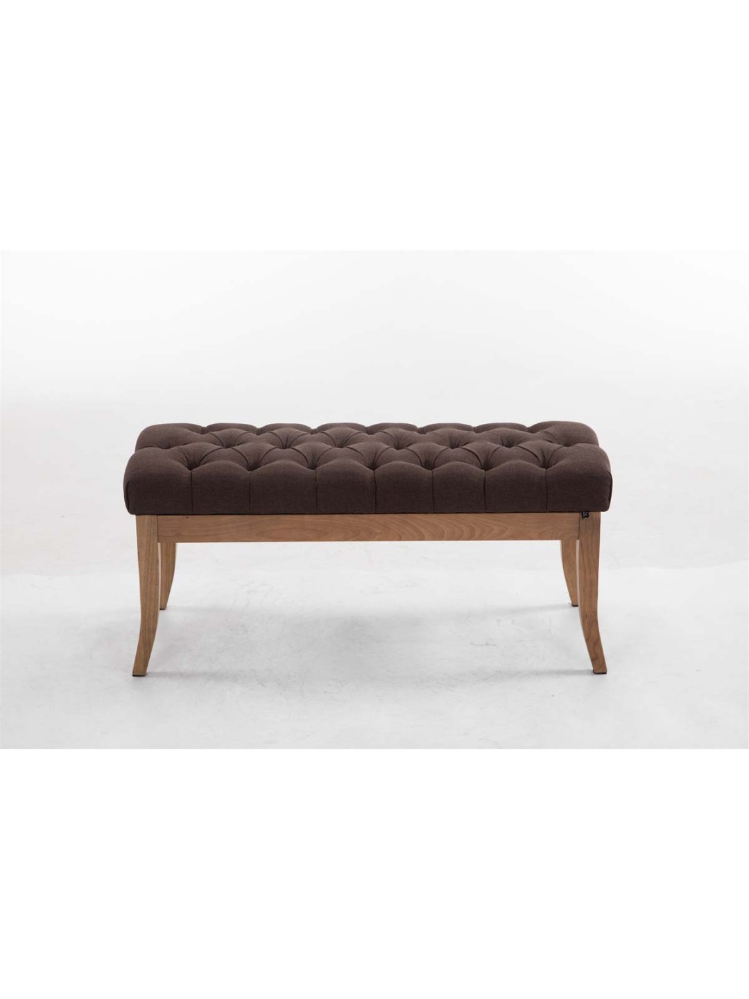 Bænk Ramses stof antik-let 100, brun