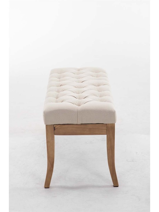 Bænk Ramses stof antik-let 100, creme
