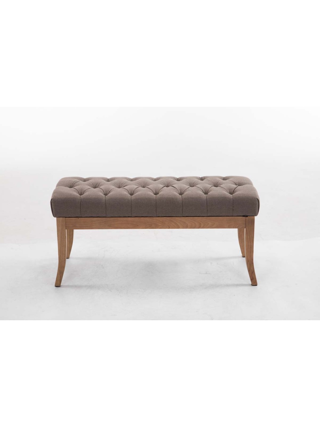 Bænk Ramses stof antik-let 100, taupe