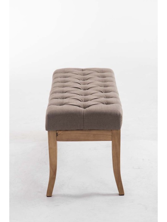 Bænk Ramses stof antik-let 100, taupe