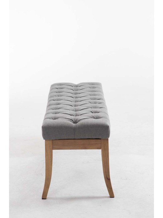 Bænk Ramses stof antik-let 120, grå Bænk Ramses stof antik-let 120, grå