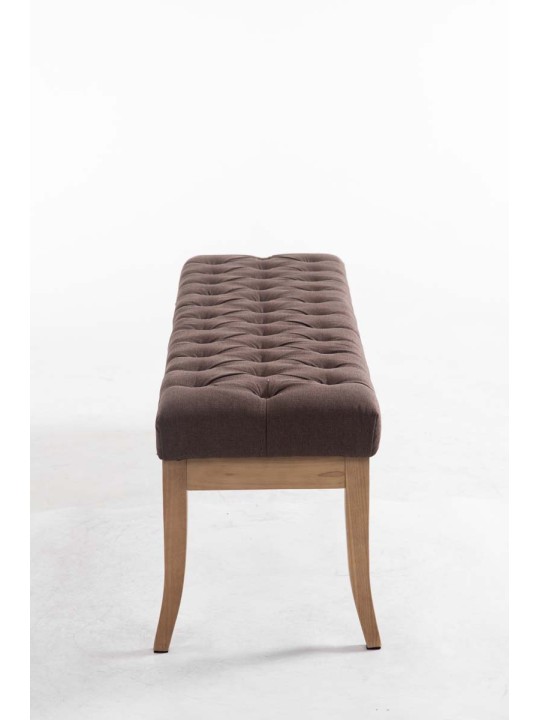 Bænk Ramses stof antik-let 150, brun