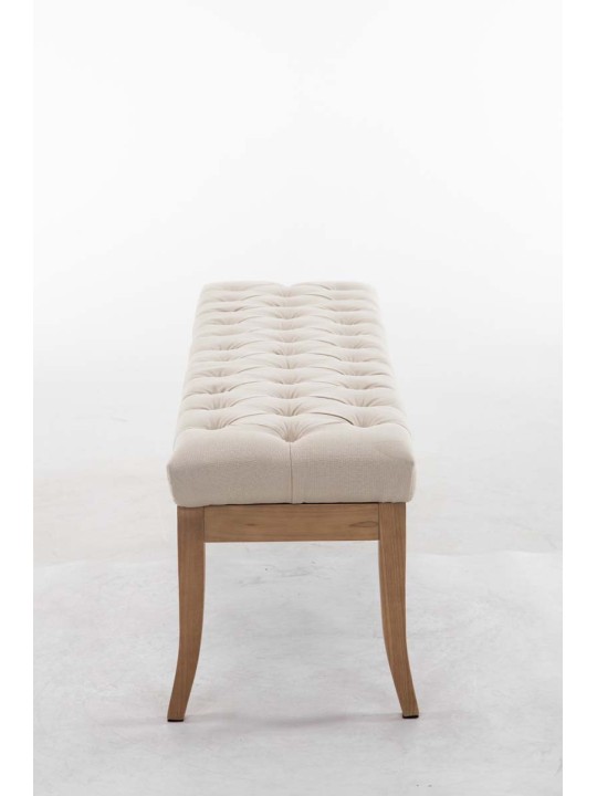 Bænk Ramses stof antik-let 150, creme