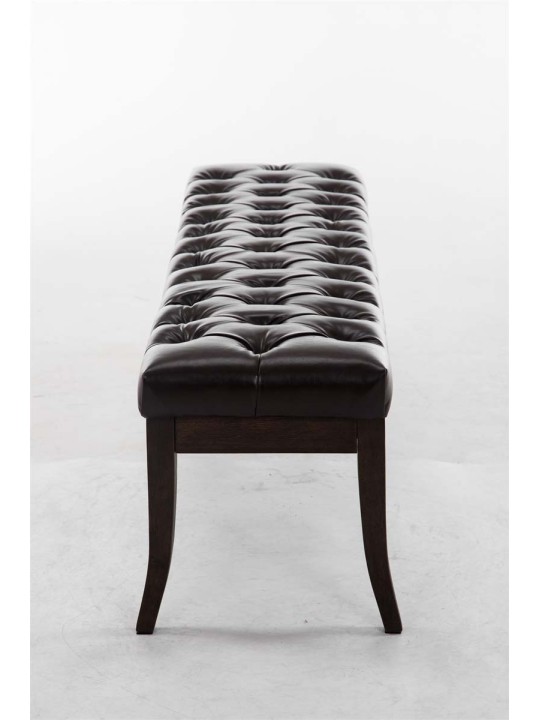 Bænk Ramses imiteret læder antik-mørk 150, brun Bænk Ramses imiteret læder antik-mørk 150, brun