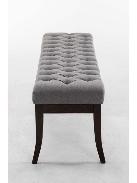 Bænk Ramses stof antik-mørk 150, grå Bænk Ramses stof antik-mørk 150, grå