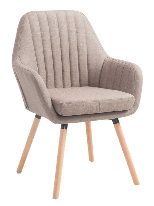 Stol Florian stof Natura, taupe