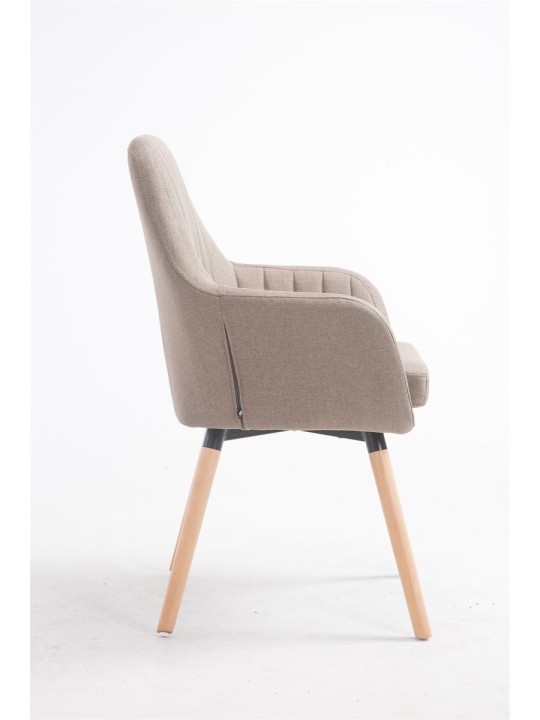Stol Florian stof Natura, taupe