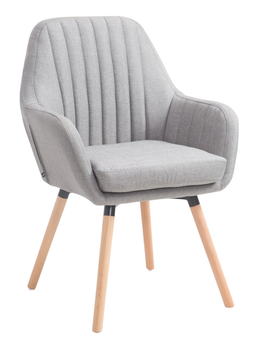 Stol Florian stof Natura, grå