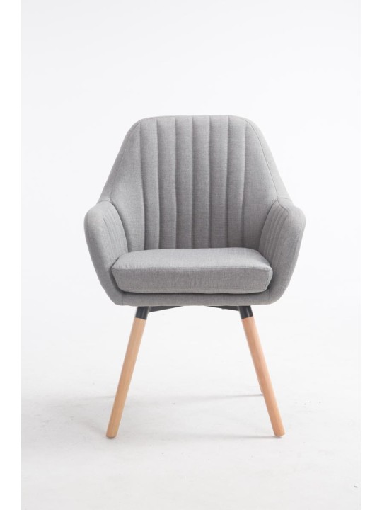 Stol Florian stof Natura, grå