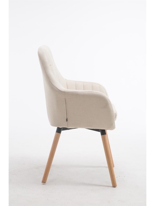 Stol Florian stof Natura, creme Stol Florian stof Natura, creme