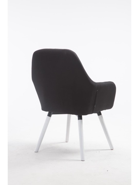 Stol Florian stof, sort Stol Florian stof, sort