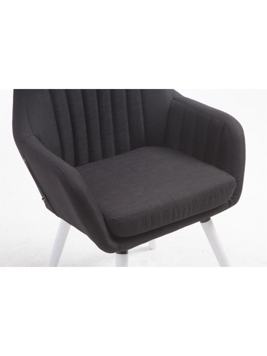 Stol Florian stof, sort Stol Florian stof, sort