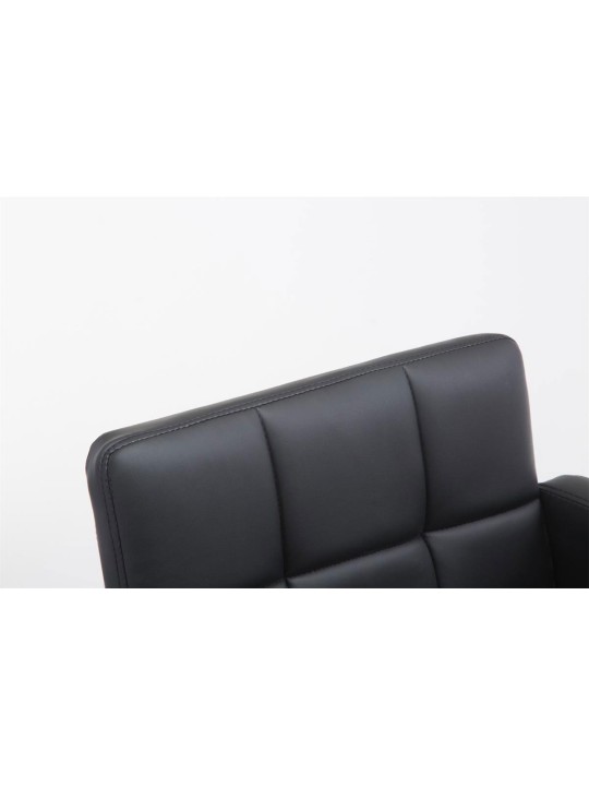 Barstol Los Angeles imiteret læder C, sort Barstol Los Angeles imiteret læder C, sort