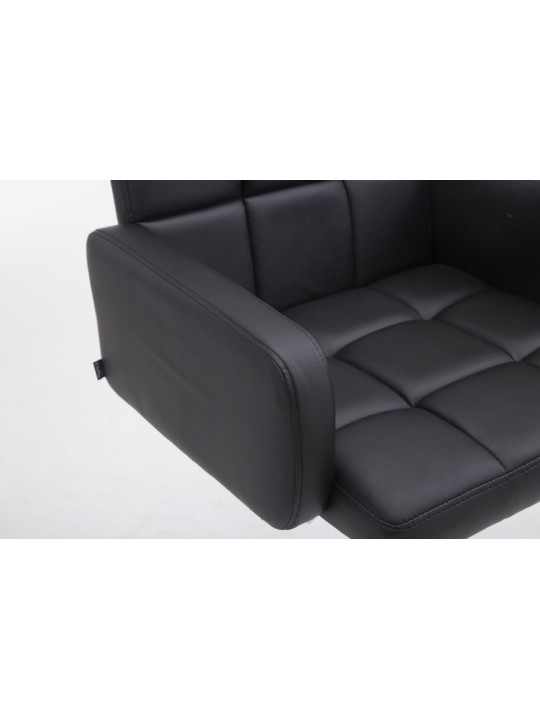 Barstol Los Angeles imiteret læder C, sort Barstol Los Angeles imiteret læder C, sort