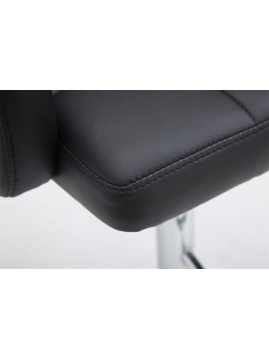 Barstol Los Angeles imiteret læder C, sort Barstol Los Angeles imiteret læder C, sort