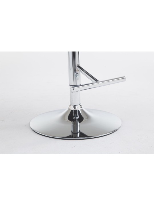 Barstol Los Angeles imiteret læder C, hvid