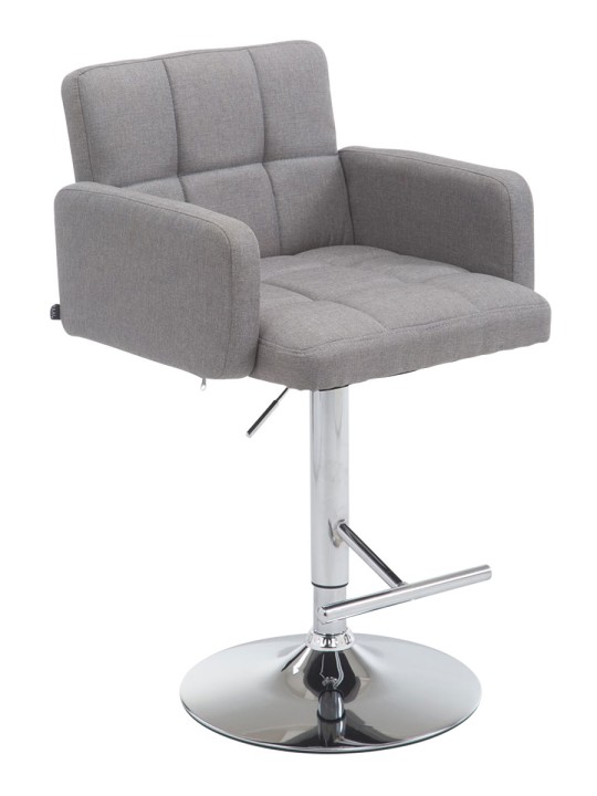Barstol Los Angeles stof C, grå