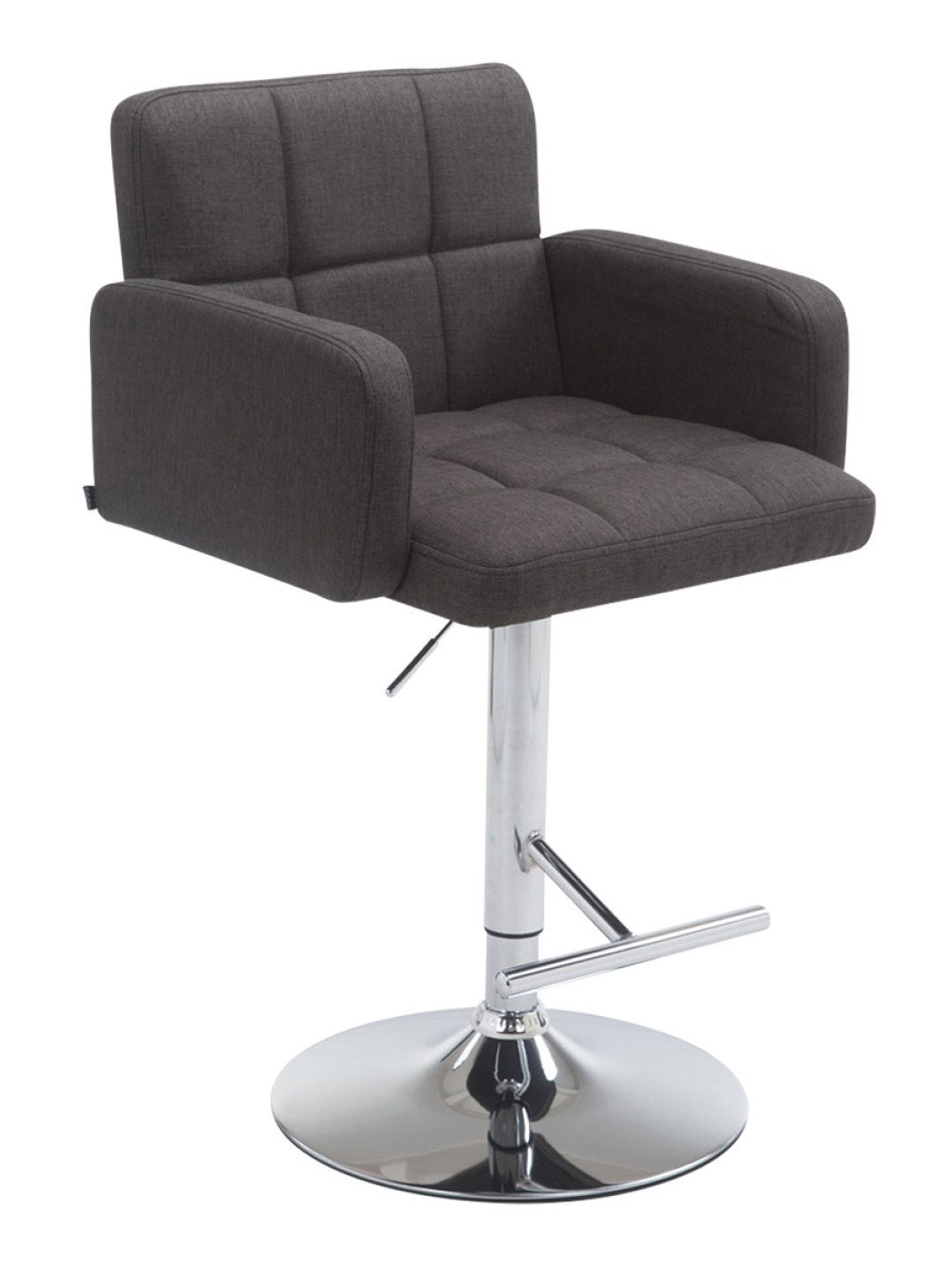 Barstol Los Angeles stof C, mørkegrå