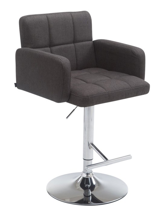 Barstol Los Angeles stof C, mørkegrå