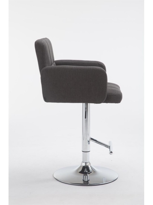Barstol Los Angeles stof C, mørkegrå