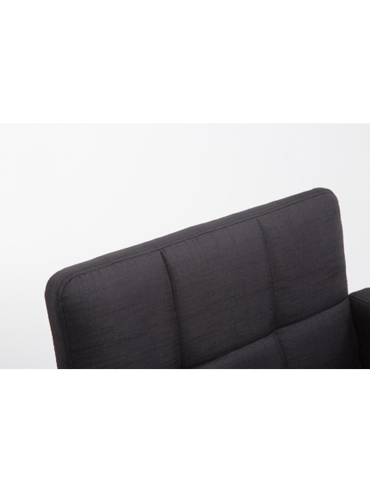 Barstol Los Angeles stof C, sort